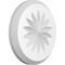Ekena Millwork Standard Grayson Flower Rosette With Beveled Edge, 4"W x 4"H x 1/2"P ROSP040X040X050GRY10 - alternate 1